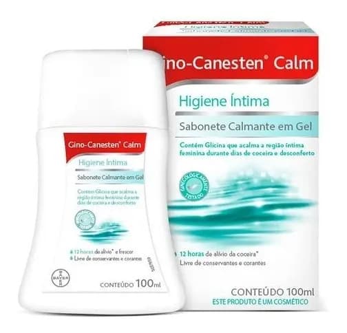Sabonete Íntimo Calmante em Gel Gino-Canesten Calm 100ml
