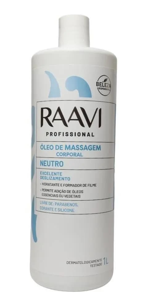 Óleo de Massagem Corporal Neutro Raavi 1L