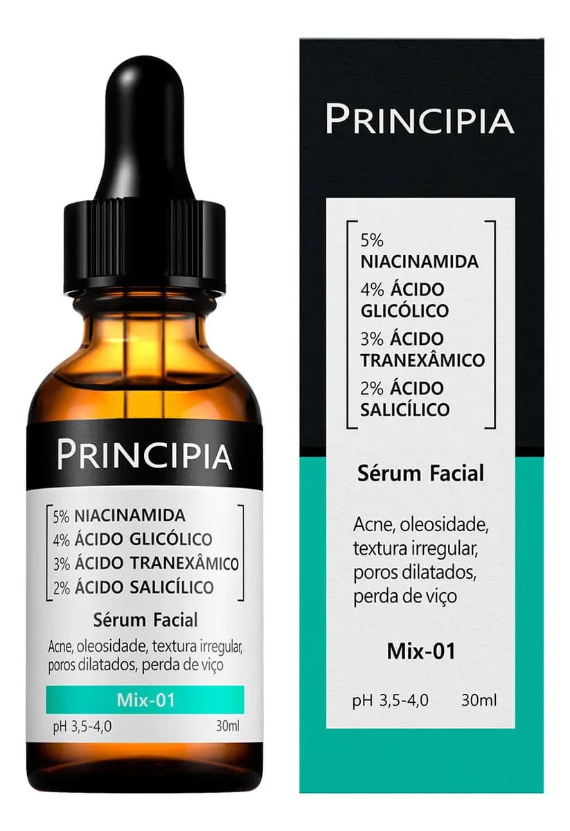 Principia Sérum Mix-01 30ml (Niacinamida + Glicólico + Salicílico)