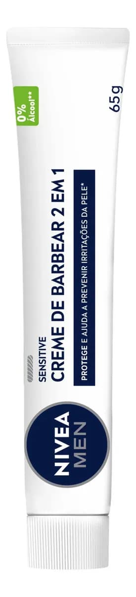 Creme de Barbear Nivea Men Sensitive 2 em 1 65g