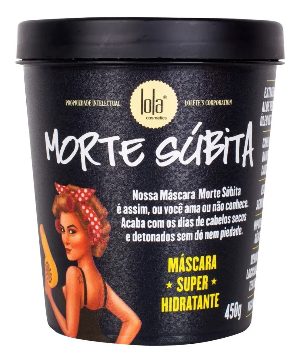 Máscara de Hidratação Morte Súbita Lola Cosmetics 450g
