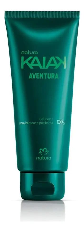Natura Kaiak Aventura Gel 2 em 1 para Barba e Pós-Barba 100g