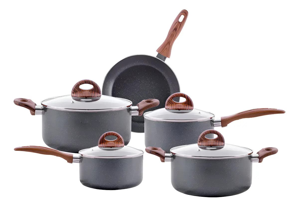 Brinox Ceramic Indução Jogo de Panelas 5 Peças