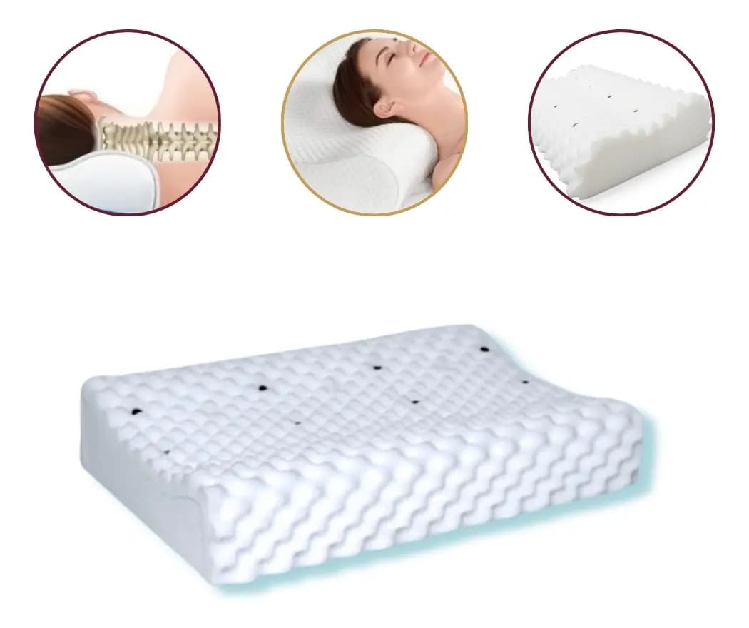 Travesseiro Cervical Magnético com Infravermelho e Aromaterapia