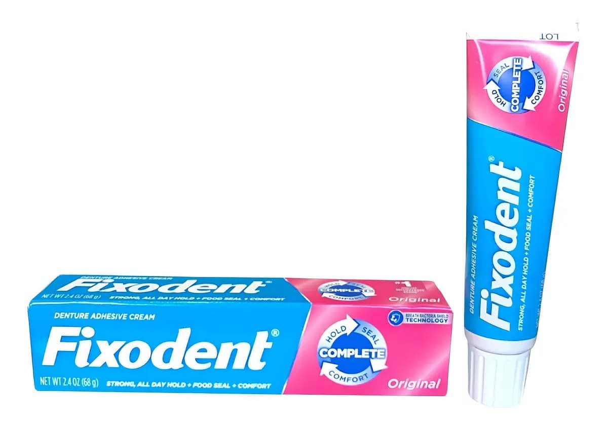 Fixodent Original Creme Fixador de Dentadura 68g