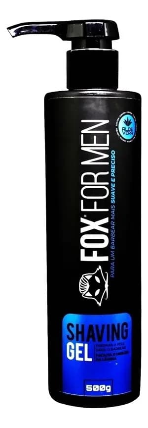 Shaving Gel de Barbear Refrescante Fox For Men 500g