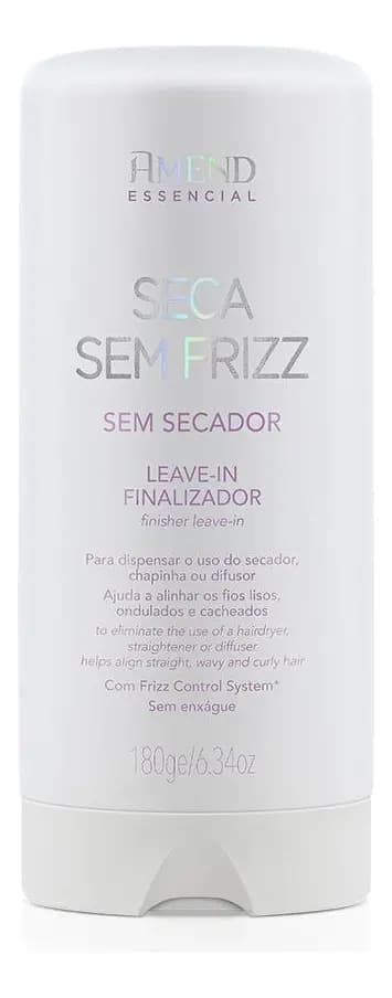 Leave-in Finalizador Amend Essencial Seca Sem Frizz 180ml
