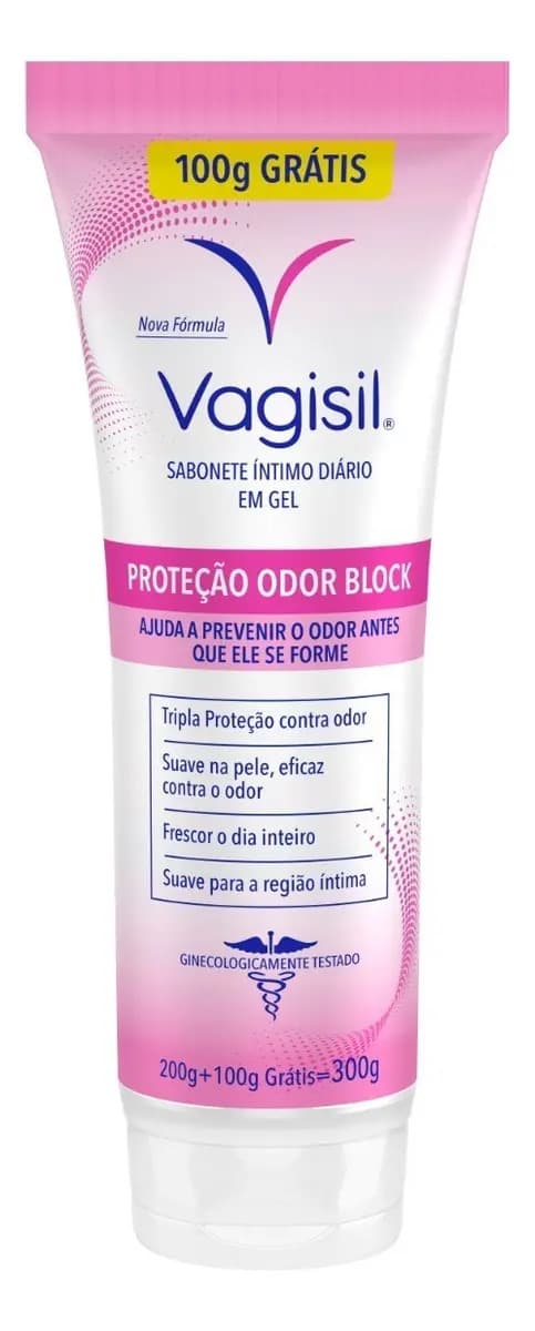 Sabonete Íntimo Vagisil Odor Block 300g