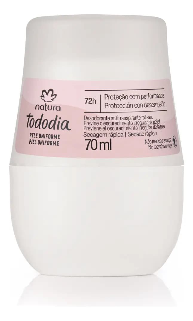 Natura Tododia Antitranspirante Roll-on Pele Uniforme 70ml