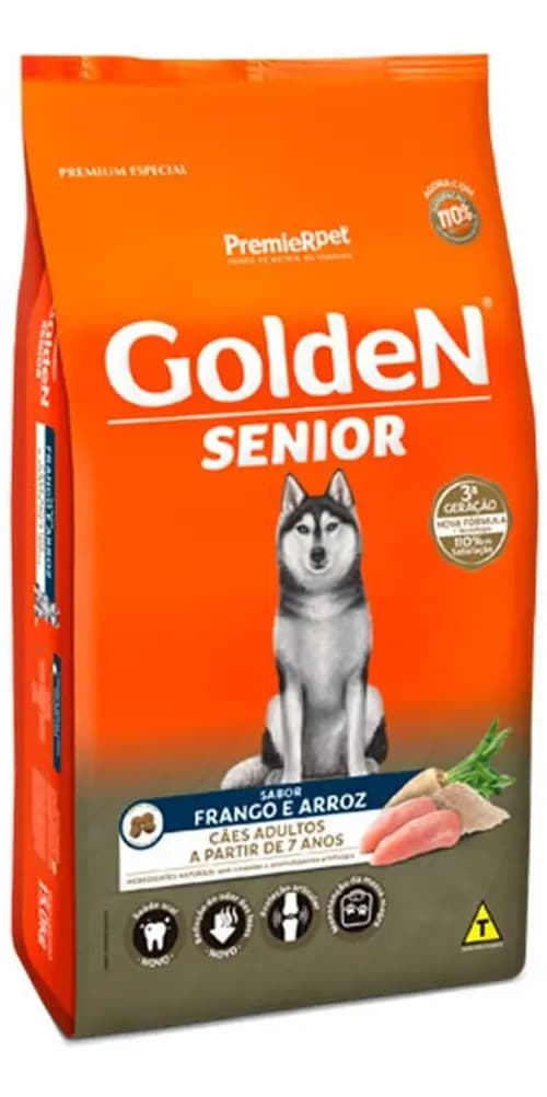 Ração Golden Fórmula Cães Adultos Sênior 15kg